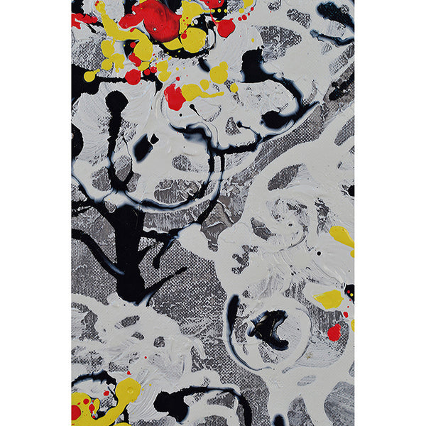 1 x Abstract  Mixed Color Printing Oil Painting Frameless Simple Atmosphere