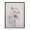 1x Clothed Winged Rabbit Printing Oil Painting Home Decration Hot