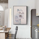 1x Clothed Winged Rabbit Printing Oil Painting Home Decration Hot