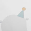 1 Pcs Gray Cartoon Animals Printing Oil Painting Frameless Fashion