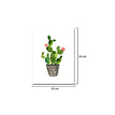1 Pc Cactus Balls Printing Oil Painting Frameless Simple Atmosphere