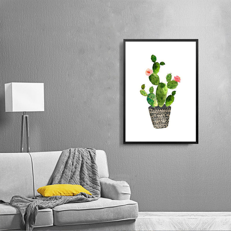 1 x Cactus Balls Printing Oil Painting Home Decration Hot