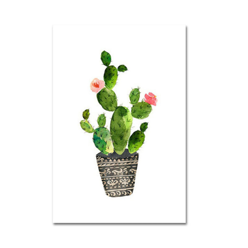 1 x Cactus Balls Printing Oil Painting Home Decration Hot