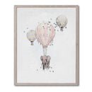 1 Pcs 3 Balloons Cartoon Printing Oil Painting Frameless Fashion