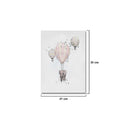 1 Pcs 3 Balloons Cartoon Printing Oil Painting Frameless Fashion