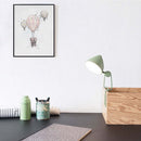 1 Pcs 3 Balloons Cartoon Printing Oil Painting Frameless Fashion