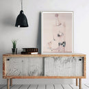 1 Pcs Cartoon Character Printing Oil Painting Frameless Fashion