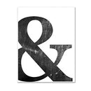 1x Black Digital Symbol Printing Oil Painting Home Decration Hot
