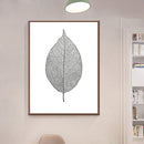 1 pc Black Leaf printing oil painting frameless Fashion