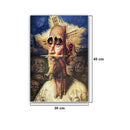 1x One Horse, Two People Printing Oil Painting Home Decration Hot