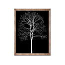 1x Black Tree Printing Oil Painting Home Decration Hot