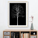 1x Black Tree Printing Oil Painting Home Decration Hot