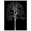 1x Black Tree Printing Oil Painting Home Decration Hot