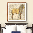 1Pc Zebras printing oil painting frameless Simple Atmosphere