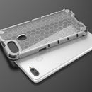 Shockproof Honeycomb PC + TPU Case for OPPO F9(Transparent)