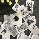 10 PCS Adhesive Thermal Label Printer Paper Sticker for PAPERANG P1/ P2 / A6 , Size: 57 x 30 mm(White)