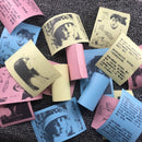 10 PCS Thermal Label Printer Paper Sticker for PAPERANG P1/ P2 / A6 , Size: 57 x 30 mm(Blue)