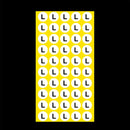 1000 PCS Round Shape Size Sticker Clothes Size Label, Size: L