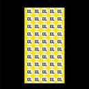 1000 PCS Round Shape Size Sticker Clothes Size Label, Size: XXL