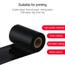 2 PCS Wax-based Printer Coated Paper Barcode Ribbon, Size: 8cmx300m