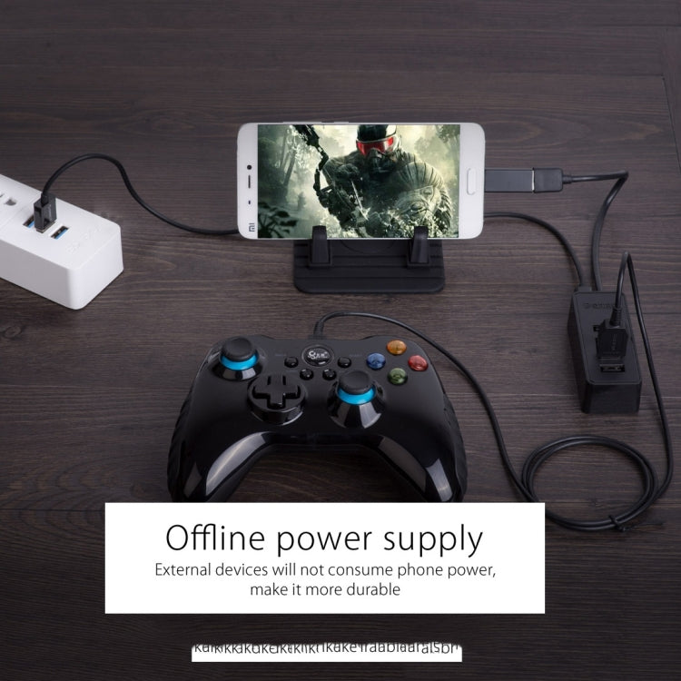 ORICO W5P-U3-30 4-Port USB 3.0 Desktop HUB with 30cm Micro USB Cable Power Supply(Black)