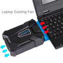 Ice Troll III Gaming Laptop Notebook Cooling Pad Mute Air Extracting Cooling Fan Turbo Heat Radiator with Appropriative USB Cable(Black)