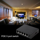 5 Ports 10/100Mbps POE Switch IEEE802.3af Power Over Ethernet Network Switch for IP Camera VoIP Phone AP Devices