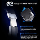 KOTION EACH G9000 3.5mm Game Gaming Headphone Headset Earphone Headband with Microphone LED Light for Laptop / Tablet / Mobile Phones,Cable Length: About 2.2m(Black Blue)