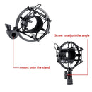 FIFINE F-700 Professional Condenser Sound Recording Microphone with Shock Mount for Studio Radio Broadcasting & Live Boardcast, 3.5mm Earphone Port, Cable Length: 2.5m(Black)