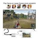 3 in 1 8 Pin to HDMI / VGA / Audio Adapter(Silver)