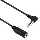 20cm 3.5mm Jack Audio Male to Female Headset Microphone Extension Cable(Black)