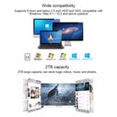 ORICO 2577U3 Grid Texture Design 2.5 inch ABS USB 3.0 Hard Drive Enclosure Box(Black)