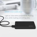 ORICO 2577U3 Grid Texture Design 2.5 inch ABS USB 3.0 Hard Drive Enclosure Box(Black)