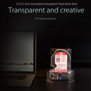 ORICO 6139U3 2.5 / 3.5 inch Transparent SATA to USB 3.0 Hard Drive Dock Station(Transparent)