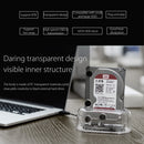 ORICO 6139U3 2.5 / 3.5 inch Transparent SATA to USB 3.0 Hard Drive Dock Station(Transparent)