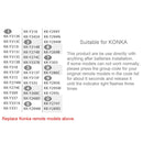CHUNGHOP E-K906 Universal Remote Controller for KONKA LED TV / LCD TV / HDTV / 3DTV