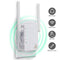 300Mbps Wireless-N Range Extender WiFi Repeater Signal Booster Network Router with 2 External Antenna, EU Plug(White)