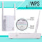 300Mbps Wireless-N Range Extender WiFi Repeater Signal Booster Network Router with 2 External Antenna, EU Plug(White)