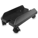 Computer Mainframe Host Adjustable Bracket with Wheel, Size: S(Black)