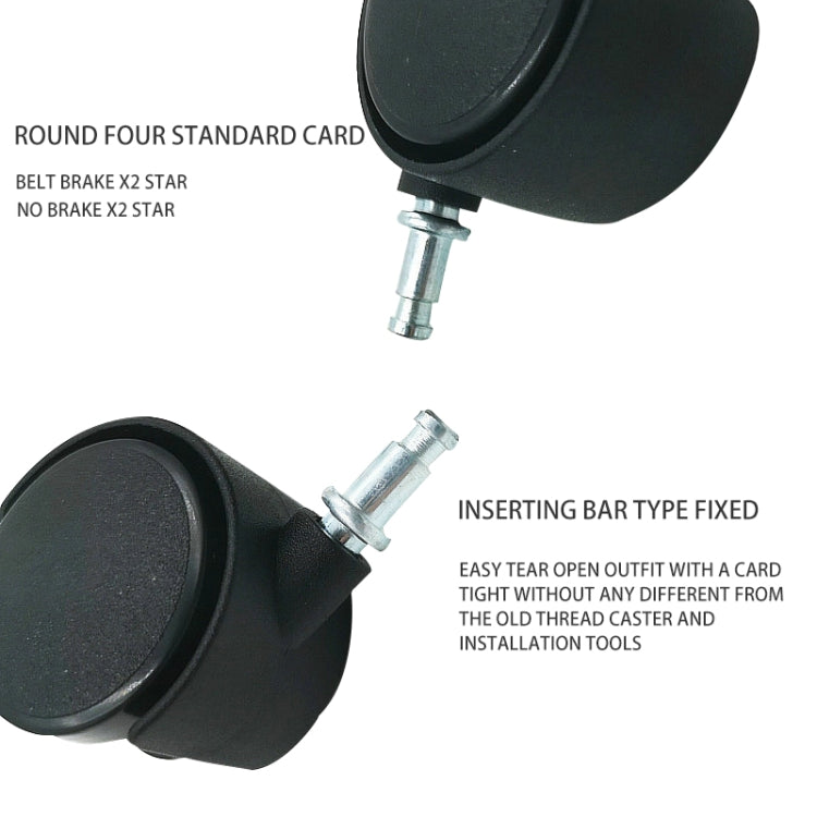 Computer Mainframe Host Adjustable Bracket with Wheel, Size: S(White)