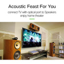 2m OD6.0mm Gold Plated Metal Head Woven Net Line Toslink Male to Male Digital Optical Audio Cable