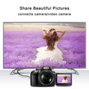 30cm 4K HDMI Male to Micro HDMI Reverse Angled Male Gold-plated Connector Adapter Cable