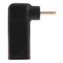 2.5 x 0.7mm Male to USB-C / Type-C Female Plug Elbow Adapter Connector
