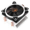 6 Copper Tubes CPU Heatsink Hydraulic Bearing Cooling Fan Silent Fan with RGB Colorful Lights 4 Pin for Intel: LGA775 1150 1151 1155 1156 1366 2011 (AMD: FM1 FM2 AM2 AM3+ AM4)