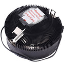3 Pin Computer Components Chassis Fan Host Silent Cooling Fan with RGB Color Light for Intel: 1775 1366 1150 1151 1155 1156 (AMD: 754 939 AM2 AM2+ AM3 AM3+)