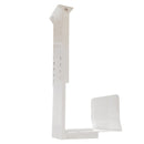 Universal PC Case Holder CPU Stand Hanging Adjustable Computer Mainframe Host Bracket, 300-500mm Height Adjustable, 145-245mm Width Adjustable(White)