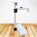 Universal PC Case Holder CPU Stand Hanging Adjustable Computer Mainframe Host Bracket, 100-430mm Height Adjustable, 135-230mm Width Adjustable(Black)