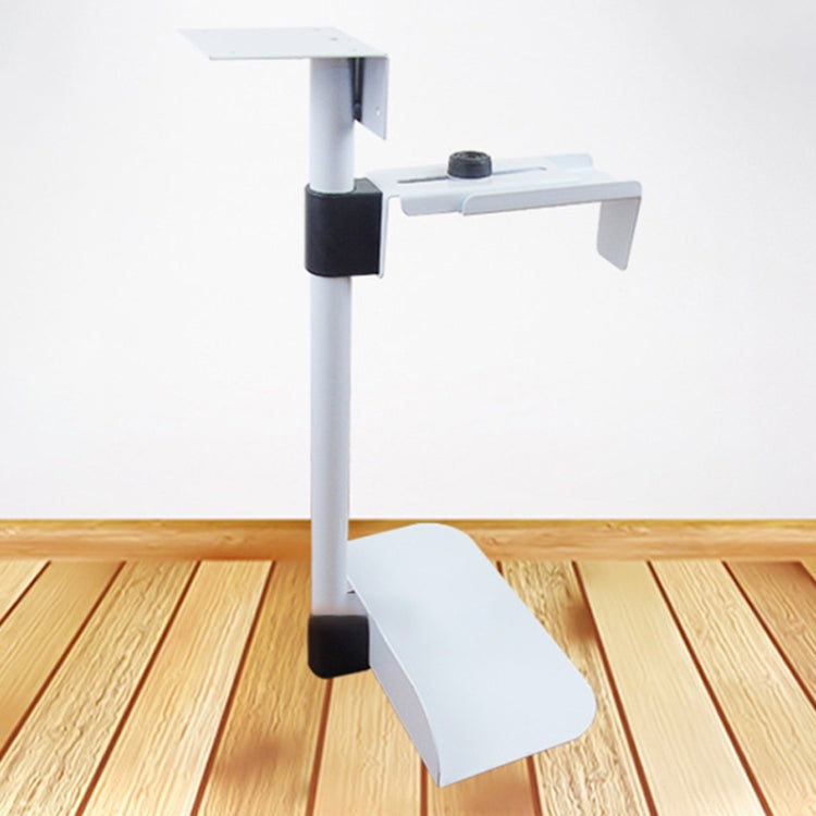 Universal PC Case Holder CPU Stand Hanging Adjustable Computer Mainframe Host Bracket, 100-430mm Height Adjustable, 135-230mm Width Adjustable(Black)