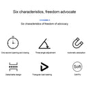 Build-in Magnetic Design Adjustable Automatic Adsorption Laptop PU Stand(Pink)