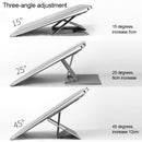 Build-in Magnetic Design Adjustable Automatic Adsorption Laptop PU Stand(Pink)